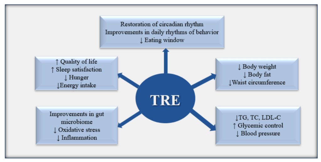 Overall positive effects of time-restricted eating