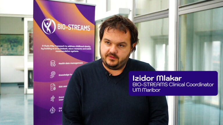 BIO-STREAMS Clinical Coordinator Izidor Mlakar from University of Maribor